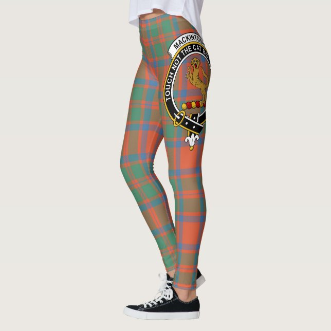 Legging Scotstee Clan MacKintosh Antigo Crest Tartan (Esquerda)