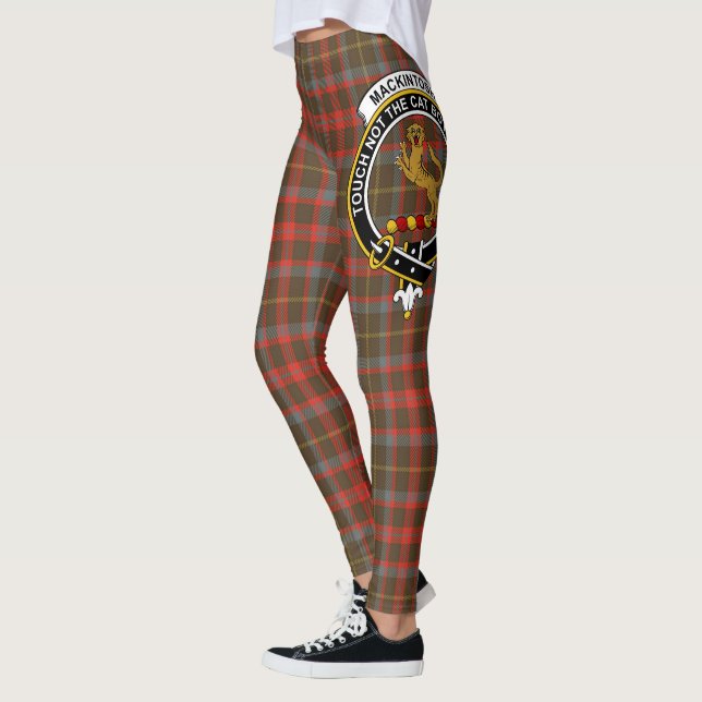 Legging Scotstee Clan MacKintosh Hunting Weathered Crest (Esquerda)