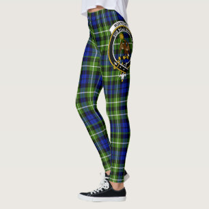 Legging Scotstee Clan Monteith Hunting Crest Tartan Women