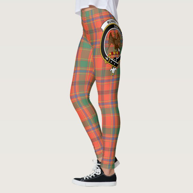 Legging Scotstee Clan Munro Antigo Crest Tartan Women (Esquerda)