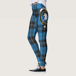 Legging Scotstee Clan Ramsay Blue Ancient Crest Tartan