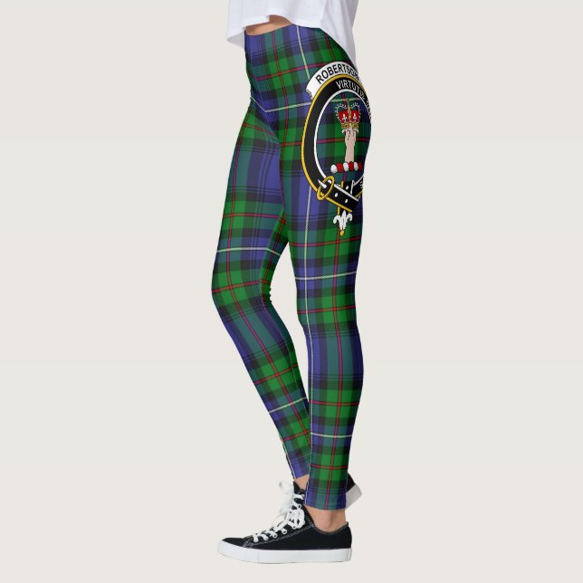 Legging Scotstee Clan Robertson Hunting Modern Crest Tarta (Esquerda)