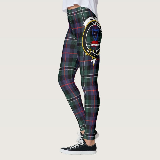 Legging Scotstee Clan Rosa Hunting Modern Crest Tartan (Esquerda)