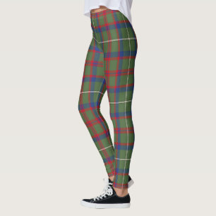 Legging Scotstee Clan Shaw Green Modern Tartan Women