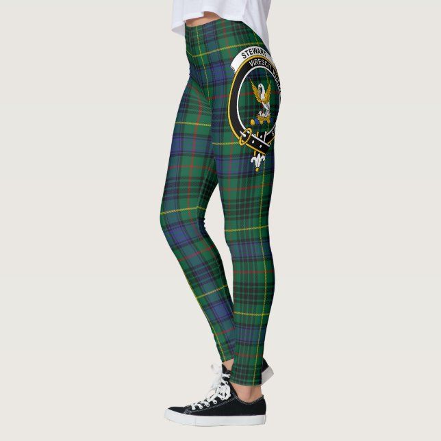 Legging Scotstee Clan Stewart caçando moderno Crest Tartan (Esquerda)