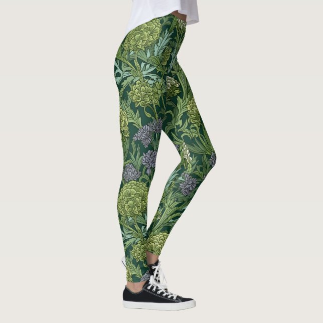 Legging Seamless William Morris style floral pattern (Direita)