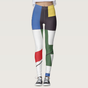 Legging Seis Espaços com Cruzes Sophie Taeuber-Arp