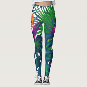 Legging Selva tropical verde deixa paraíso