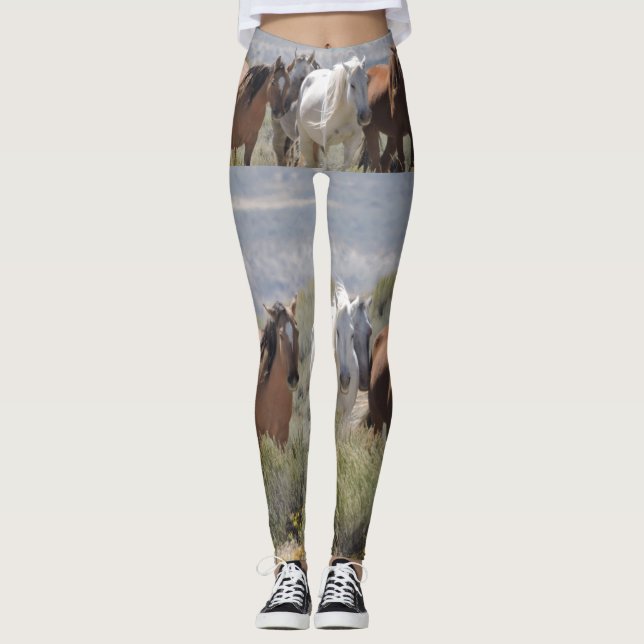 Legging Selvagens Running e livram na bacia de lavagem da (Frente)