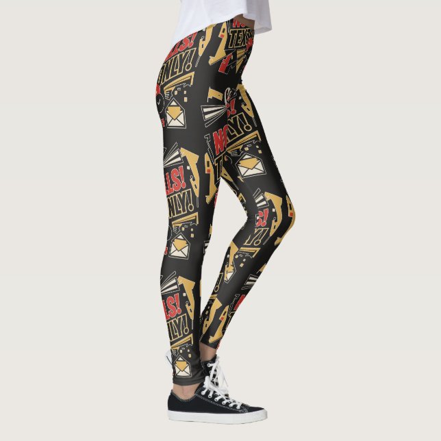 Legging Sem Chamadas, Apenas Texto (Direita)
