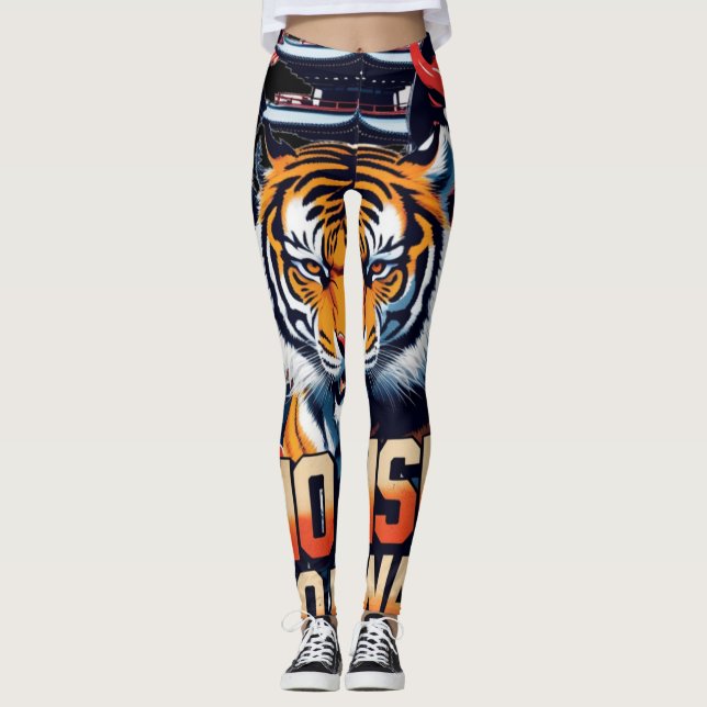 Legging Sem Risco Sem Recompensa - Samurai Tiger (Frente)