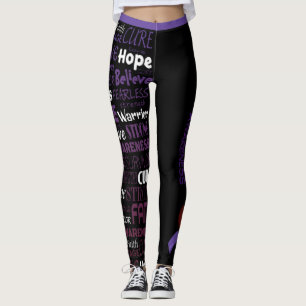 Legging Sensibilização/Palavras... Aracnoidite