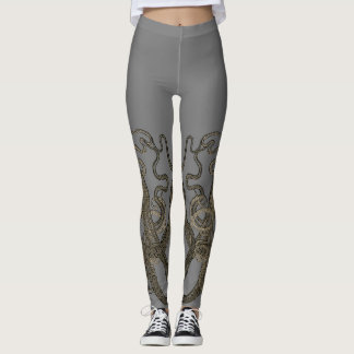 Legging Sepia Dupla em Polvo de Cinza