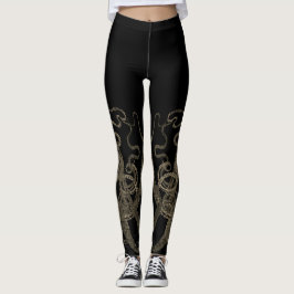 Legging Sepia Dupla no polvo Black Vintage