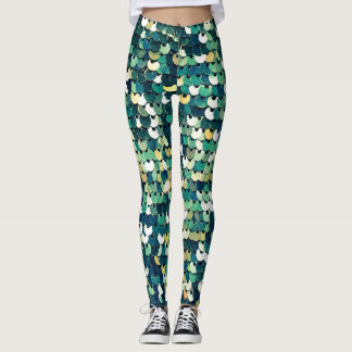 Legging Sequências Verde Funky