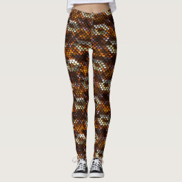 Legging Sequins de Cor de Outono