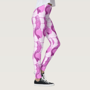Legging sereia roxa