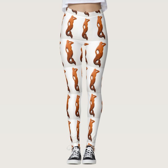 Legging sereia tan do redhead (Frente)