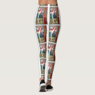 Legging sereias redheaded do Coney Island