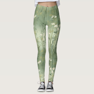 Legging Serena Flor de Bambu Asiática  (1)