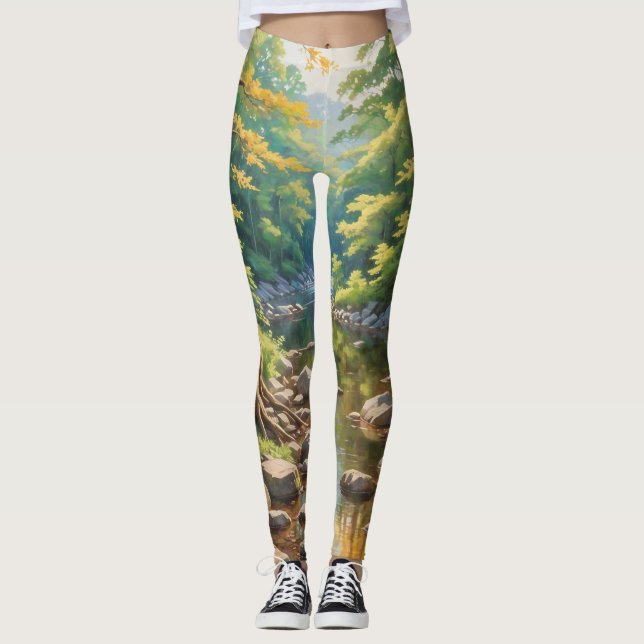 Legging Serene Nature Scene (Frente)