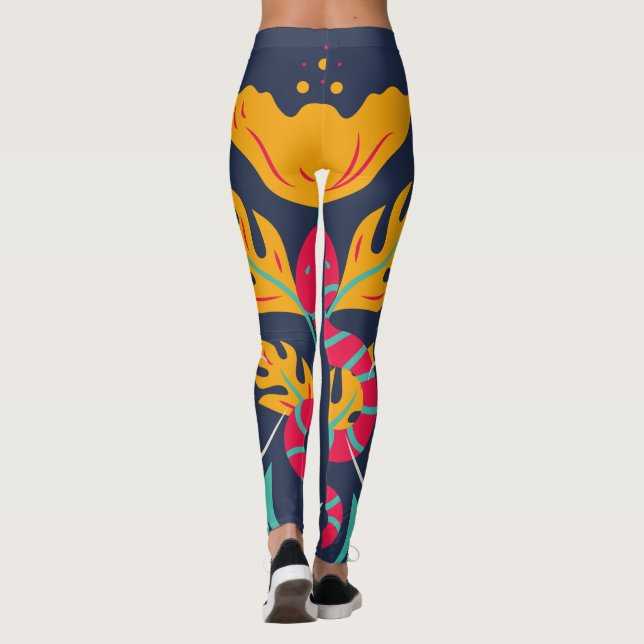 Legging Serpente na Floresta (Verso)