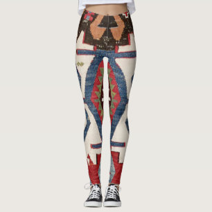 Legging Seta em Diamante Azul Konya // Século XIX
