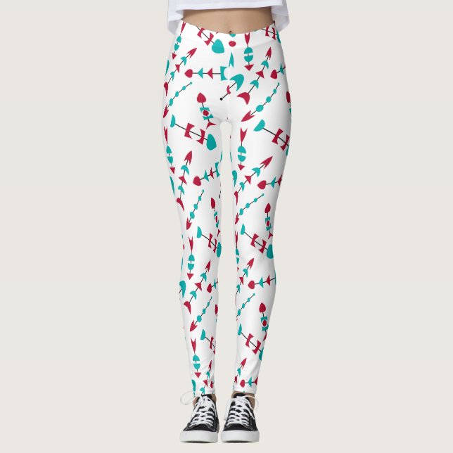 Legging Setas Modernas do Século médio (Frente)