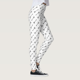Legging Setas Tribais Negras Modernas