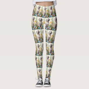 Legging Setter Inglês com Ovos de Páscoa