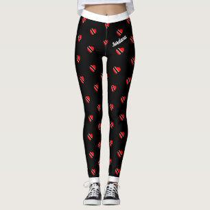 Legging (Seu nome) Sinalizador Trinidad Corta (Sua cor)