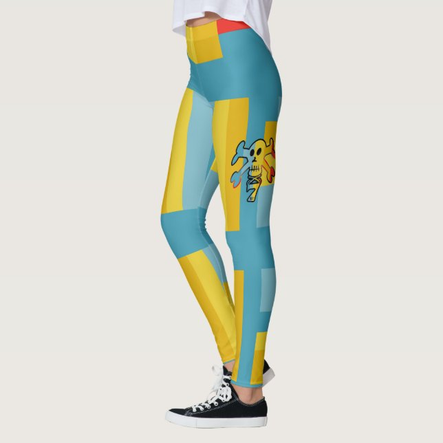LEGGING SEVEN SKULL BY MASANSER PIXELAT (Esquerda)