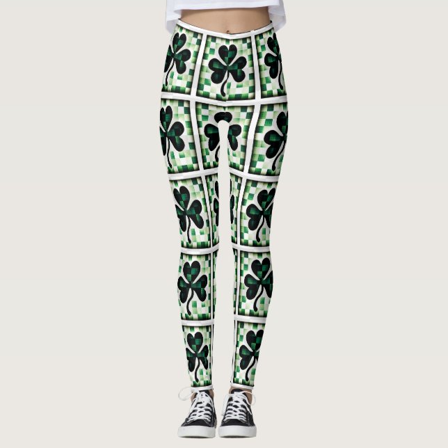 Legging Shamrock de Patches (Frente)