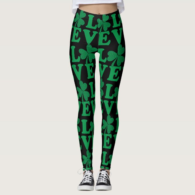 Legging Shamrock Irish Love (Frente)