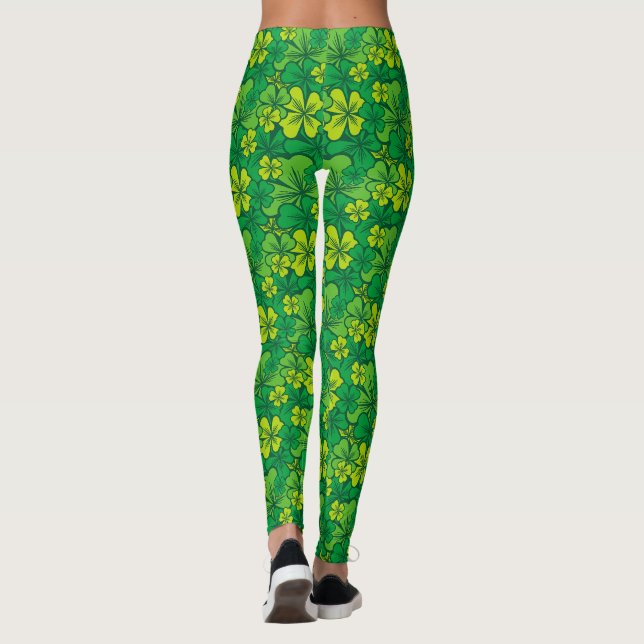 Legging Shamrock irlandês (Verso)