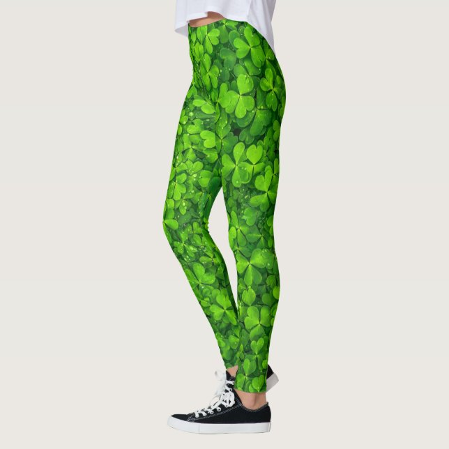 Legging Shamrock verde, Rua.  (Esquerda)