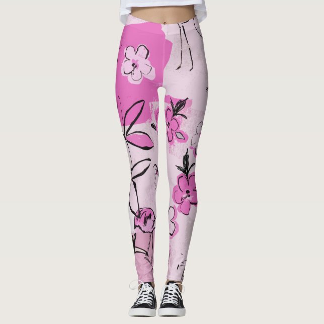 LEGGING SHINNY O ROSA (Frente)