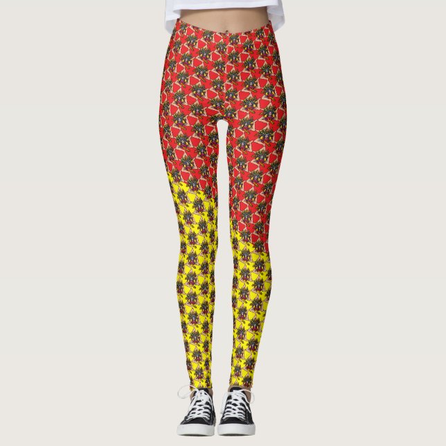 Legging SICILIA Trinacria Sicilian Design (Frente)
