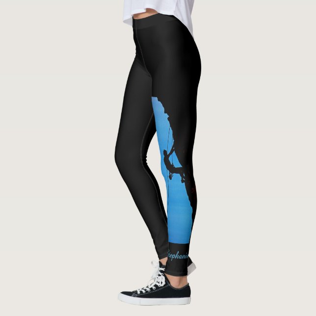 Legging Silhouette Climber Personalizada de Rock (Esquerda)