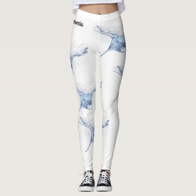 Legging silhueta de arraia (Frente)