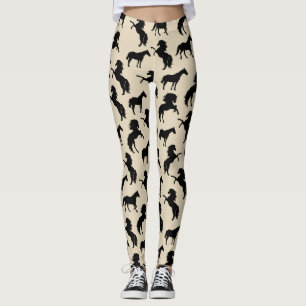 Legging Silhuettes e Taupe, Cavalo Negro Russo