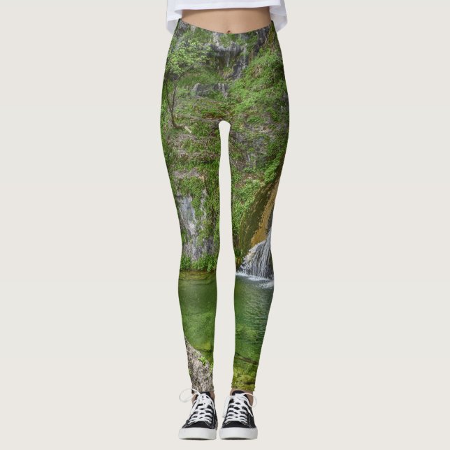 Legging Silício natural verde (Frente)