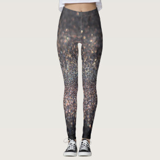 Legging Silver Glitter: Natal Preto