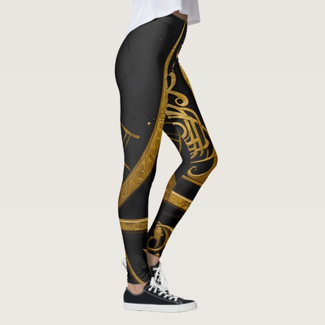 Legging Símbolo de cana-de-ouro (Direita)