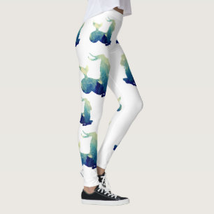 Legging Símbolo de Capricórnio de Aquarela