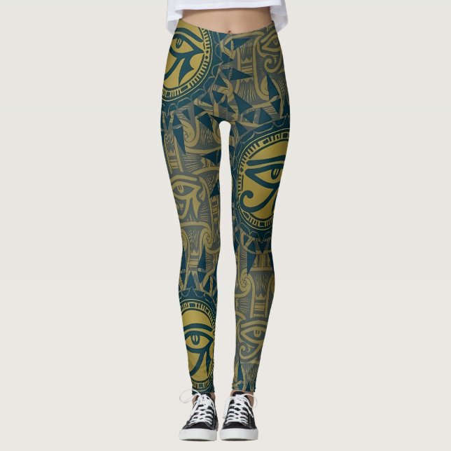 Legging Símbolo do Olho de Rá do Antigo Egito (Frente)