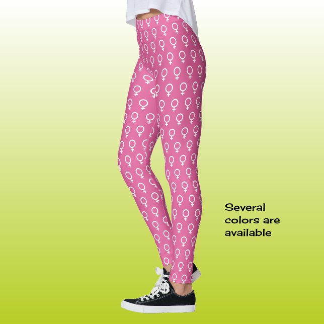 Legging Símbolo feminista rosa (Criador carregado)