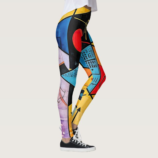 Legging Símbolos Geométricos Abstrato nº 02 (Direita)