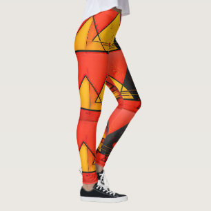 Legging Símbolos Geométricos Abstrato nº 03.