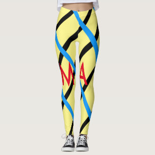 Legging Simples monograma adicione seu nome com letra míni